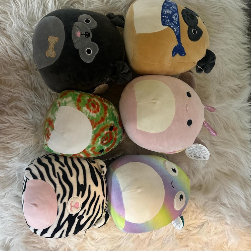 Bundle of six Squishmallows all new with tags in brand new condition